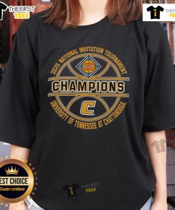Official Tennessee Chattanooga Mocs 2025 NCAA Men's Basketball NIT Champions ladies tee shirt design.