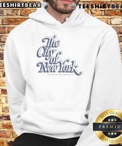 Official City of New York Drop Shadow Hoodie in black, featuring bold logo and stylish design for urban fashion enthusiasts.