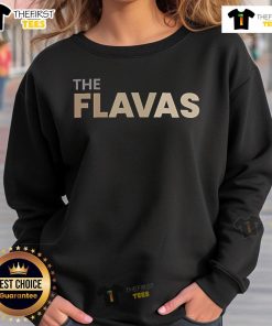 Alt Text: Official The Flavas Soundoff Audible Sweatshirt featuring a stylish design and vibrant colors for trendy streetwear.