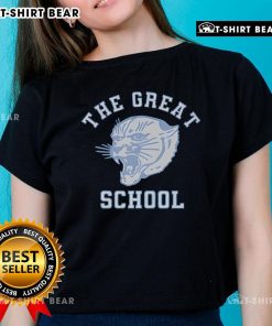 Official The Great School Ladies Tee featuring a stylish design, perfect for school spirit and casual wear.