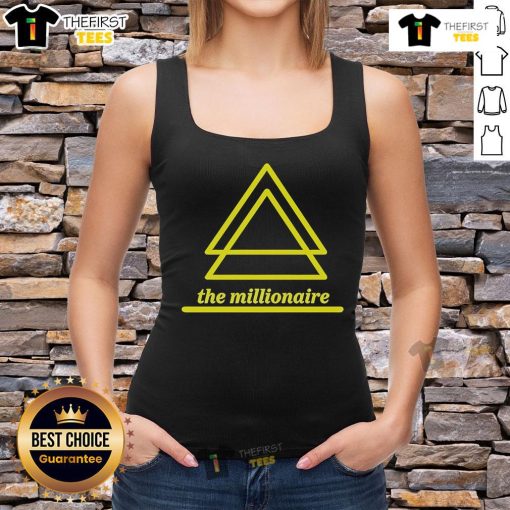 Alt Text: Official The Millionaire Triangle Tank Top in stylish design, perfect for summer fashion and casual wear.