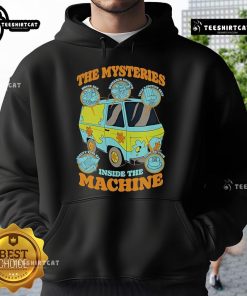 Official Scooby-Doo hoodie featuring 'The Mysteries Inside The Machine' design, perfect for fans and cozy wear.
