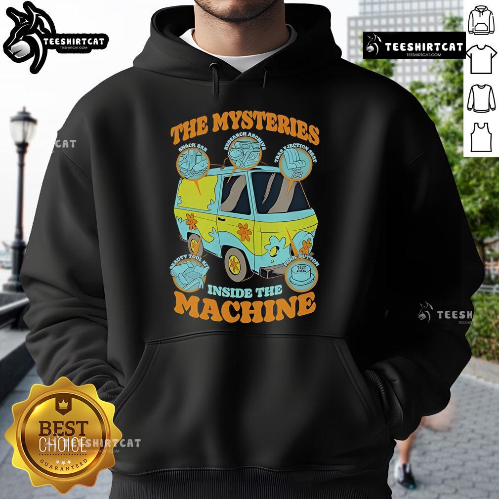 Official The Mysteries Inside The Machine Scooby Doo Hoodie Official Scooby-Doo hoodie featuring 'The Mysteries Inside The Machine' design, perfect for fans and cozy wear.