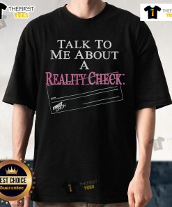 Alt Text: Official The White Lotus Talk To Me About A Reality Check First Union T-Shirt, featuring stylish graphic design.