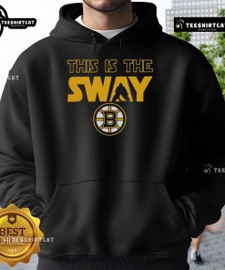 Alt Text: Official Boston Bruins logo hoodie featuring a stylish design, perfect for fans of the team and casual wear.