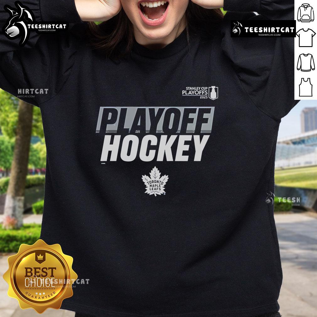 Official Toronto Maple Leafs Stanley Cup Playoffs 2025 Sweatshirt Official Toronto Maple Leafs Stanley Cup Playoffs 2025 sweatshirt featuring team logo and vibrant colors.