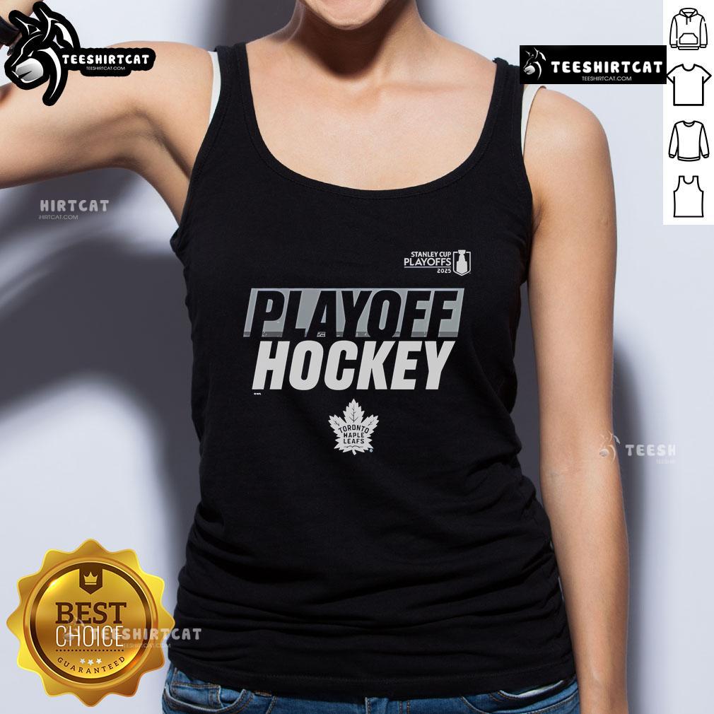 Official Toronto Maple Leafs Stanley Cup Playoffs 2025 Tank Top Alt Text: Official Toronto Maple Leafs Stanley Cup Playoffs 2025 tank top featuring team logo and vibrant colors.
