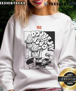 Official Triple J 50 Years Double Jay Rock 1540 Sweatshirt featuring a bold design and vibrant colors.