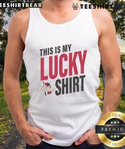 Official Tulsa Golden Hurricane 'This Is My Lucky' tank top featuring vibrant team colors and logo for fans.