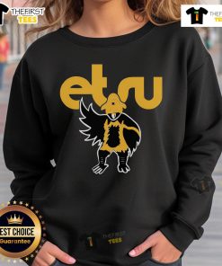 Official ETSU logo sweatshirt featuring a bold design and comfortable fit, perfect for East Tennessee State University fans.