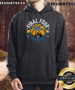 Official UCLA Basketball 2025 Women's Final Four Hoodie in blue, showcasing team logo and stylish design.