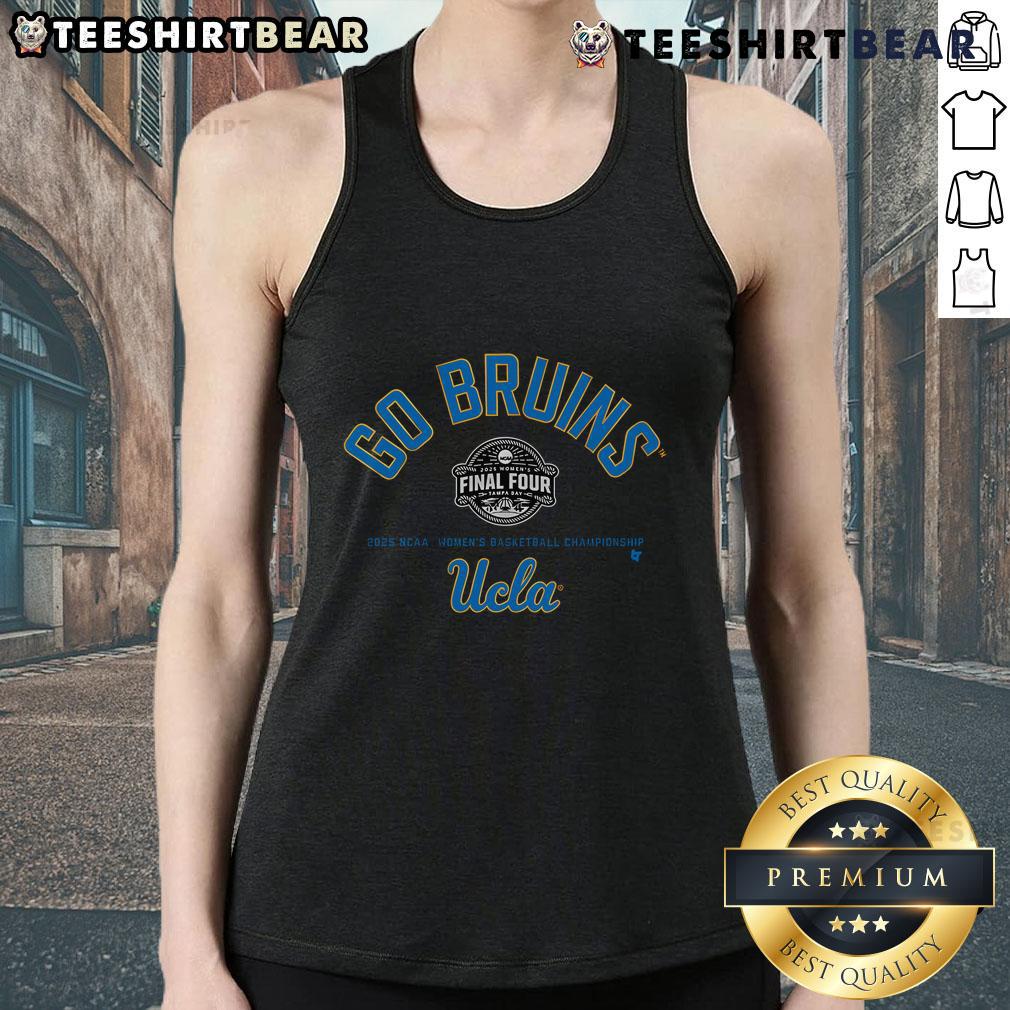 Official Ucla Basketball Go Bruins Final Four Tank Top Alt Text: Official UCLA Basketball Go Bruins Final Four tank top featuring bold graphics and vibrant colors for fans.