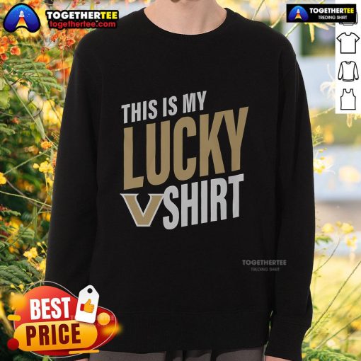 Official Vanderbilt Commodores sweatshirt showcasing team pride, perfect for game days and casual wear.