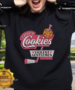 Official Violent Gentlemen Cathy's Cookies Hockey Club sweatshirt in black, featuring logo and stylish design.