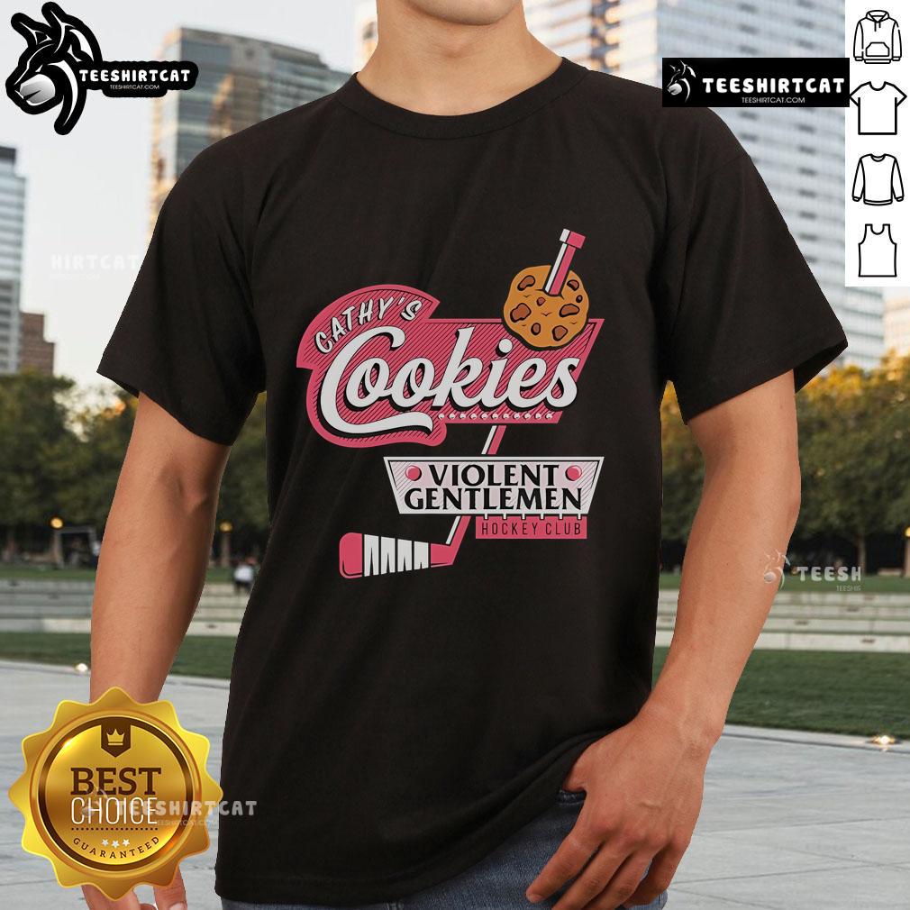 Official Violent Gentlemen Cathy'S Cookies Hockey Club T Shirt Official Violent Gentlemen Cathy's Cookies Hockey Club T-Shirt featuring a stylish design for hockey fans and players.