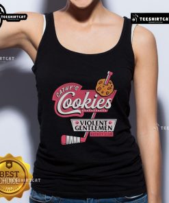 Official Violent Gentlemen Cathy's Cookies Hockey Club tank top featuring a stylish design for hockey fans.