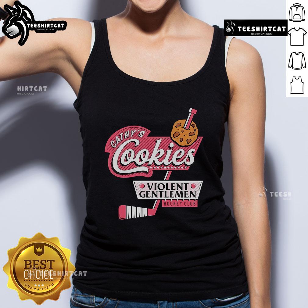 Official Violent Gentlemen Cathy'S Cookies Hockey Club Tank Top Official Violent Gentlemen Cathy's Cookies Hockey Club tank top featuring a stylish design for hockey fans.