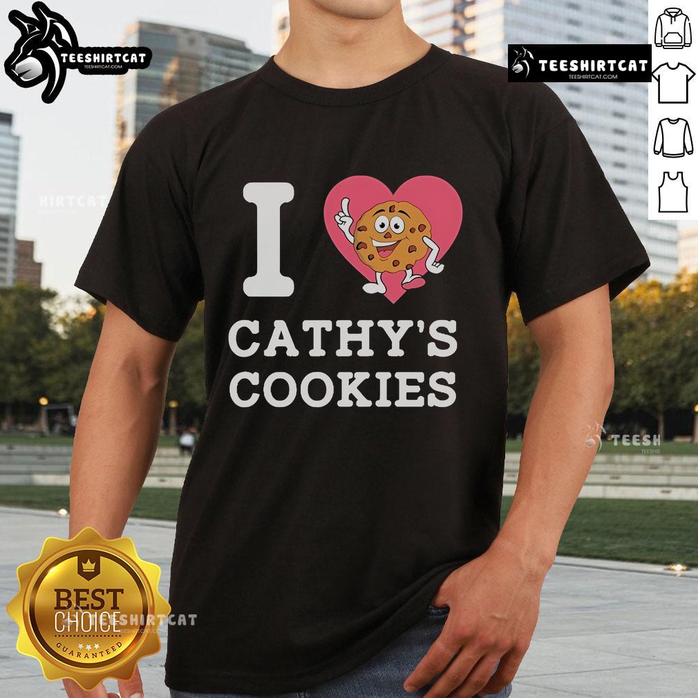 Official Violent Gentlemen I Heart Cathy'S Cookies T Shirt Official Violent Gentlemen I Heart Cathy's Cookies T-Shirt featuring a fun graphic design for cookie lovers.