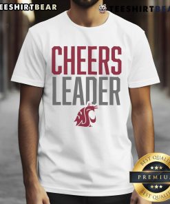 Official Washington State Cougars Cheers Leader T-Shirt featuring the team logo and vibrant colors for fan support.