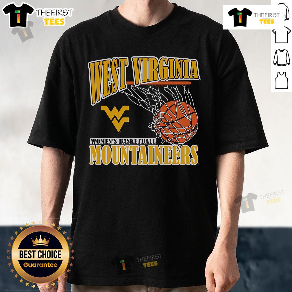 Official West Virginia Mountaineers 2025 W Basketball Net T Shirt Official West Virginia Mountaineers 2025 W Basketball Net T-Shirt featuring team logo and vibrant colors for fans.
