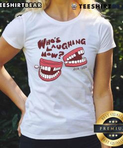 Official Who's Laughing Now Horizon Mayday Parade ladies tee featuring vibrant graphics and a stylish fit for fans.