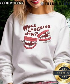 Mayday Parade 'Who's Laughing Now' sweatshirt featuring vibrant graphic design, perfect for fans and casual wear.