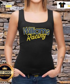 Official Williams Racing F1 Pitlane Tank Top featuring team logo and sleek design for motorsport enthusiasts.
