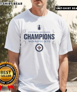 Alt Text: Official Winnipeg Jets 2025 Central Division Champions T-Shirt featuring team logo and championship details.