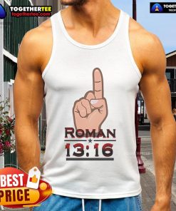 Official WrestleMania Roman 13-16 tank top featuring bold graphics and a comfortable fit for wrestling fans.