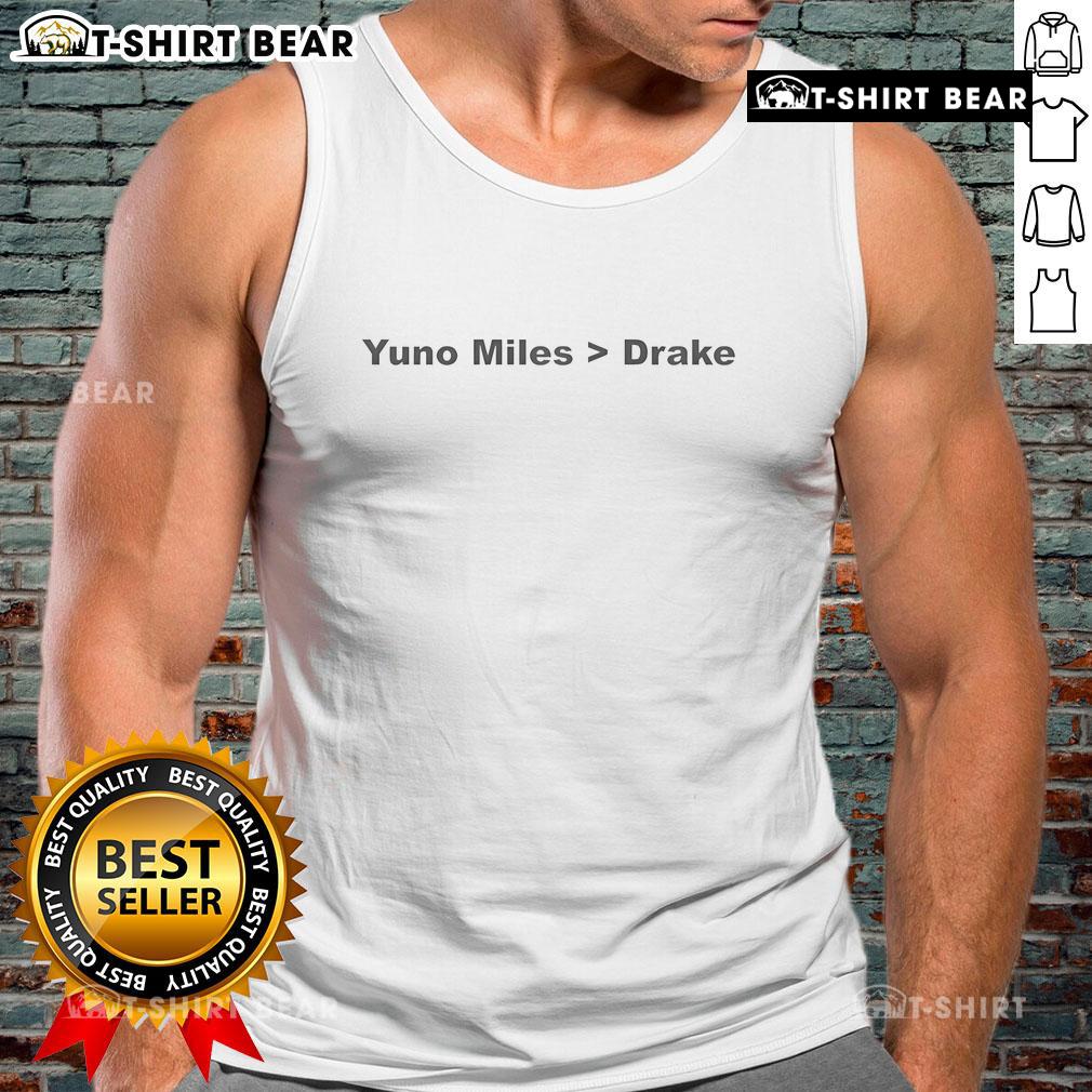 Official Yuno Miles Drake Tank Top Official Yuno Miles Drake tank top featuring a stylish graphic design, perfect for casual wear and music fans.