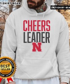 Alt Text: Original Nebraska Cornhuskers Cheers Leader Hoodie in red with logo, perfect for game day and fan support.