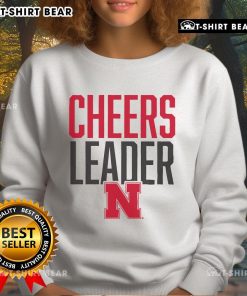 Original Nebraska Cornhuskers Cheers Leader Sweatshirt in red, featuring the team's logo and comfortable fit for fans.