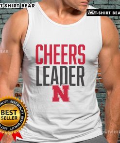 Alt Text: Original Nebraska Cornhuskers Cheers Leader Tank Top in red, perfect for game day and spirited fan support.