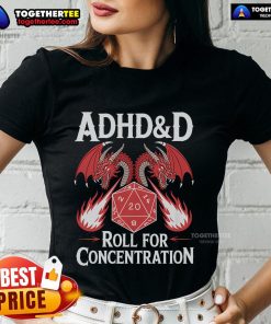 Alt Text: Original Neurodiversity Tee for women featuring ADHD design, perfect for concentration and embracing neurodivergent identity.