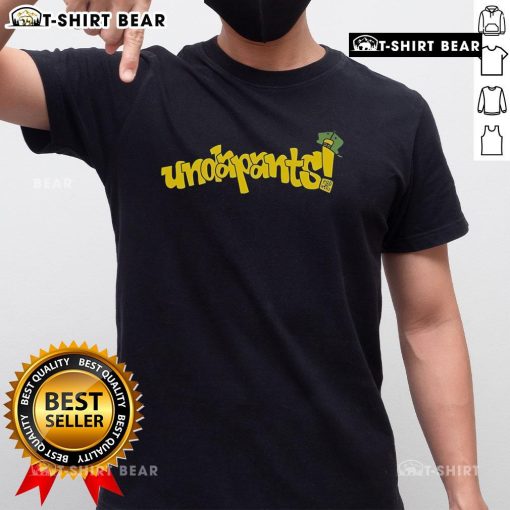 Original Pod Meets World Underpants T-Shirt featuring a fun design, perfect for fans of the popular podcast and nostalgic TV shows.