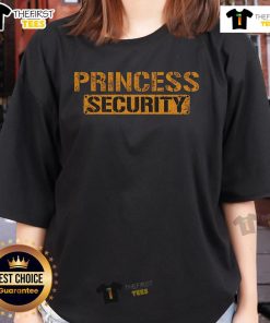 Original Princess Security Halloween Ladies Tee featuring a fun design perfect for spooky season celebrations.
