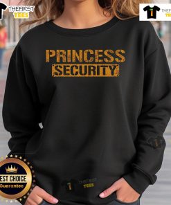 Original Princess Security Halloween Sweatshirt featuring a fun design perfect for spooky festivities.