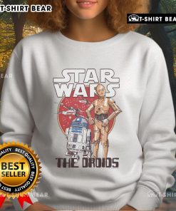 Original Star Wars The Droids sweatshirt featuring iconic droid graphics, perfect for fans of the classic sci-fi series.