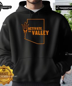 Alt Text: Original Sun Devil Activate The Valley Special Edition Hoodie in vibrant colors, showcasing unique design and logo.