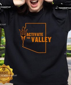 Alt Text: Original Sun Devil Activate The Valley Special Edition Sweatshirt featuring bold graphics and vibrant colors.