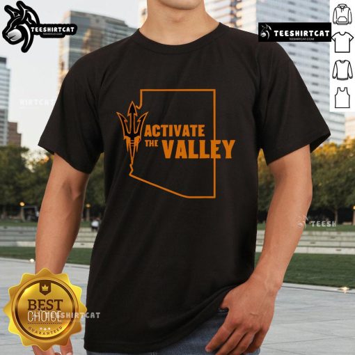 Original Sun Devil Activate The Valley Special Edition T-Shirt featuring bold graphics and vibrant colors for fans.