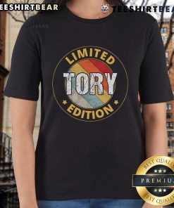Original Tory Limited Edition Retro Ladies Tee featuring a vintage design in vibrant colors, perfect for stylish women.