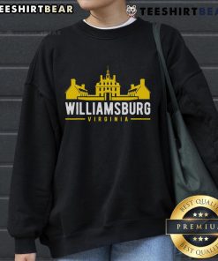 Original Williamsburg Virginia Colonial sweatshirt featuring historic design and comfortable fabric for casual wear.
