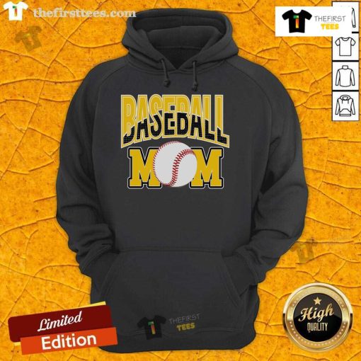 Premium Baseball Mom Sports Mom Hoodie in stylish design, perfect for cheering at games and showcasing team spirit.