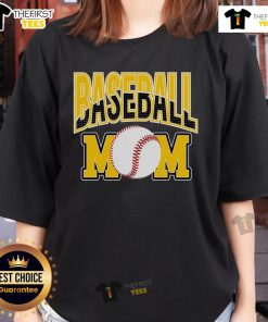 Premium Baseball Mom Sports Mom Ladies Tee featuring a stylish design for passionate baseball mothers.