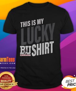 Alt Text: Premium Boston Terriers 'This Is My Lucky' T-shirt featuring adorable Boston Terrier graphics and vibrant colors.
