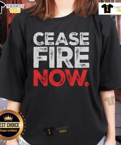 Premium Ceasefire Now vintage ladies tee featuring a stylish design and comfortable fit, perfect for casual wear.
