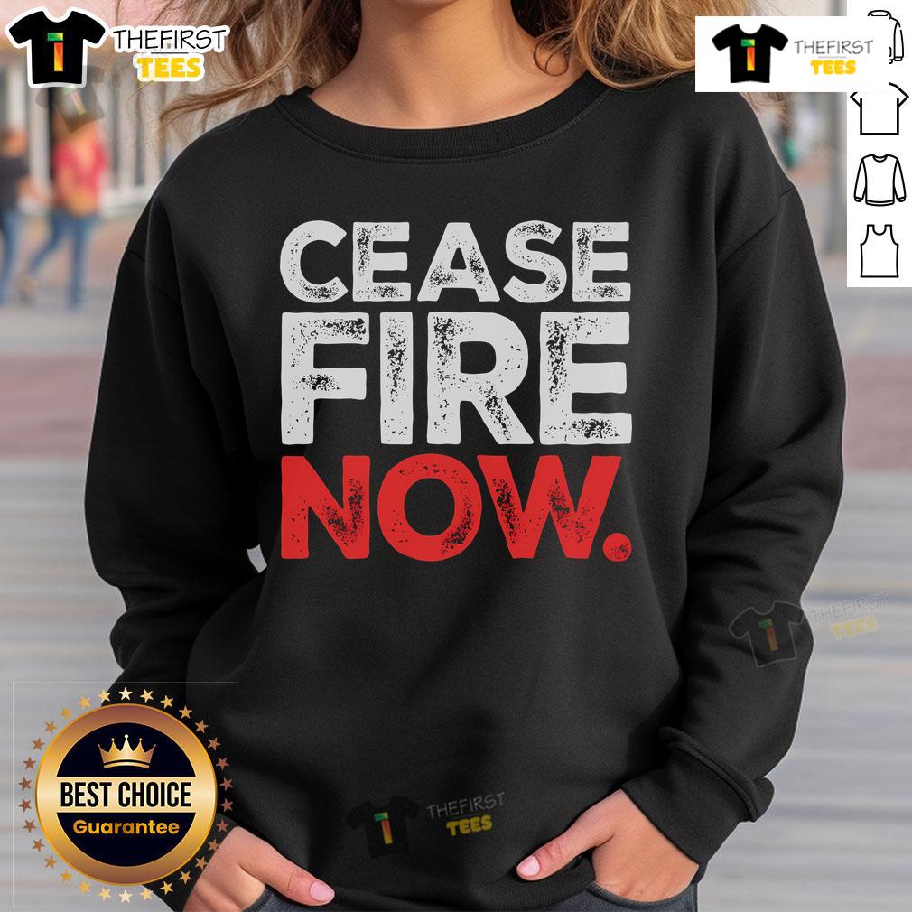 Premium Ceasefire Now Vintage Sweatshirt Premium Ceasefire Now vintage sweatshirt featuring a classic design and soft fabric, perfect for casual, stylish wear.