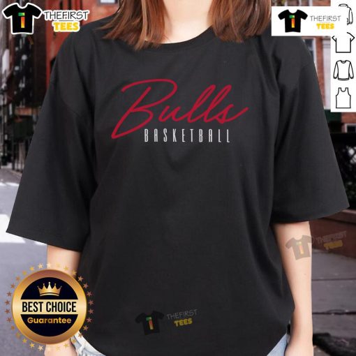 Premium Chicago Bulls basketball training day ladies tee featuring vibrant team colors and stylish design for fans.