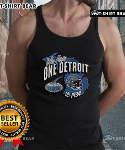 Premium Detroit Lions 'We Are On Detroit Est 1934' tank top, perfect for fans showing team spirit and style.